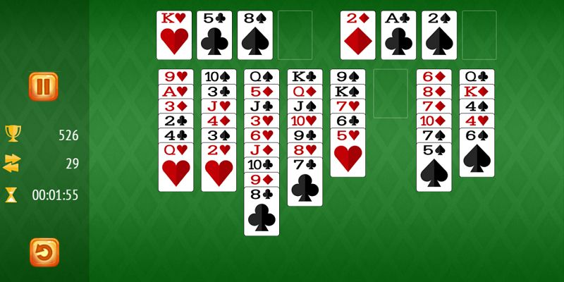 Giới thiệu trò chơi xếp bài Solitaire tại nhà cái